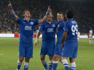 Fotbalisté Dněpru věnovali postup do finále EL celé Ukrajině