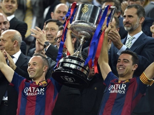 Barcelona porazila ve finále poháru Athletic 3:1 a má double