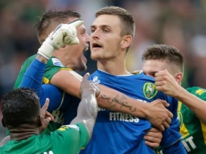 Brankářova patička zachránila fotbalistům Haagu remízu s mistrem