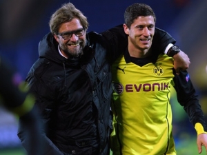 Jürgen Klopp je pyšný na formu Roberta Lewandowského
