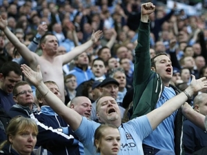 Fanoušci Manchesteru City bučeli při hymně LM, klubu hrozí trest