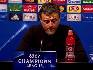 Barcelona nás snad potkat nemůže, takže jsem klidný, vtipkoval před zítřejším čtvrtfinálovým losem Enrique