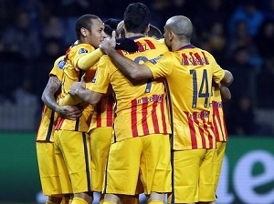 Netradiční obrázek pro fanoušky: Barcelona i Atlético budou hrát domácí čtvrtfinálové duely LM ve venkovních dresech