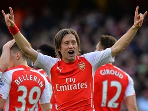 Rosický odehrál za juniorku Arsenalu poprvé celý zápas