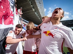 RB Lipsko si zajistilo přímo postup do Bundesligy