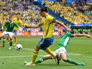 EURO 2016: Švédsko ztratilo dva body po remíze 1:1 s Irskem