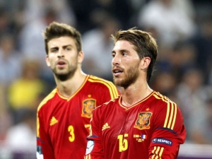 EURO 2016: Piqué a Ramos uzavřeli po utkání s Čechy 