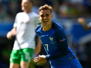 EURO 2016: Griezmann dvěma góly poslal Francii přes Irsko do čtvrtfinále