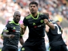 Diego Costa zachránil pro Chelsea alespoň bod, Arsenal navzdory Čechově vlastňáku porazil Southampton, Liverpool smázl Leicester 4:1