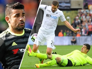 Kontroverze v duelu Chelsea se Swans: Měl být Courtois vyloučen? Byl Gary Cahill před druhým gólem Swansea faulován?