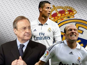 Robben si stěžuje: Za můj odchod z Realu může Pérez a Ronaldo