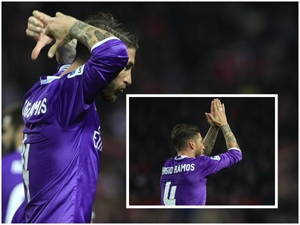 Ramos si po gólu vyřizoval účty s fanoušky, těm „hodným“ se omlouval