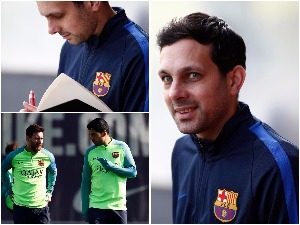 Na tréninku Barcelony se objevil iluzionista. Pomůže Barceloně k postupu přes PSG?