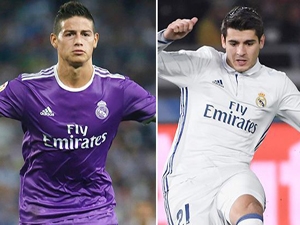 Prořekl se Morata? S odcházejícím Jamesem prý budou spoluhráči