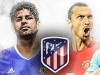 Útok snů? Spojí se v Atléticu Madrid palebná síla Costy a Ibrahimoviće?