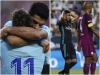 Souboj španělské ligy s Manchestery skončil smírem: Barca zdolala United, City vyprášili kožich Realu