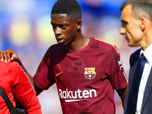 Dembélé si kvůli zraněnému svalu nezahraje hodně dlouho