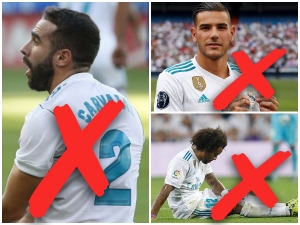 Carvajal ulehl do postele, obrana Realu je v troskách