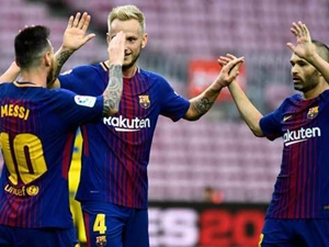 Barcelona před prázdným hledištěm porazila Las Palmas, Messi dal dva góly