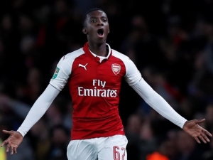 Arsenalu vystřelil postup v poháru teprve osmnáctiletý Nketiah 