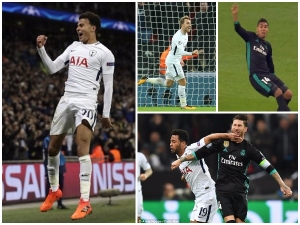 6 poznatků ze včerejšího utkání Tottenhamu s Realem: Gól, který neměl platit, Ronaldo na nesprávném místě, herec Casemiro