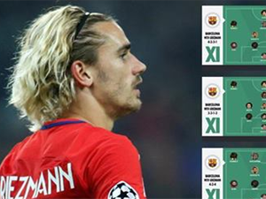 Jak by mohl Griezmann zapadnout do barcelonské sestavy?