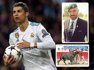 Ronaldo bude v bezpečí. O jeho klid bude pečovat muž, který skolí býka holýma rukama