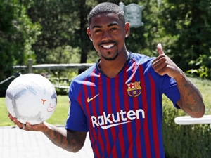 AS Řím? Já vždycky chtěl do Barcelony, prohlásil během své prezentace Malcom