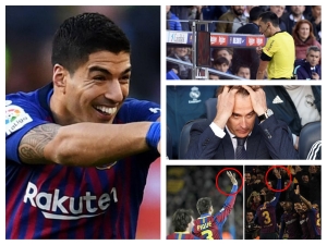 TOP 5 poznatků z El Clásica. Hladový Suárez, premiéra VAR, Lopetegui se loučil s hráči