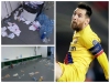 Pořádná ostuda. Barca zanechala v Praze nejen špatný dojem, ale i pěkný binec v kabině