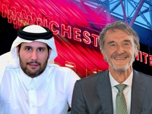 Převzetí United: Šejk Jassim bin Hamad Al Thani a Sir Jim Ratcliffe postoupili s nabídkami do další fáze