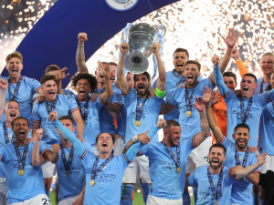 Co řekli Guardiola, Rodri a Haaland po finále Ligy mistrů?