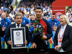 Cristiano Ronaldo se opět zapsal do Guinnessovy knihy rekordů