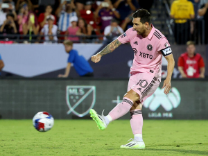 Messiho Miami postupuje do čtvrtfinále Leagues Cupu. Podepsal se pod tím 2 góly