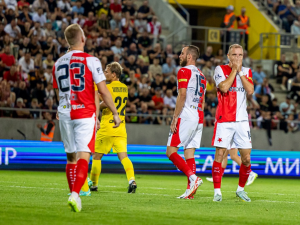 Slavia v Košicích remizovala s Dniprem. To ale nic nemění na postupu