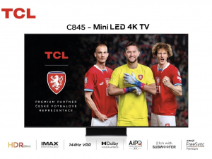 Televizor na fotbal? Podívejte se na TCL C84 s QLED a Mini LED