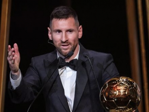 Zlatý míč 2023: Lionel Messi byl poosmé jmenován nejlepším fotbalistou planety