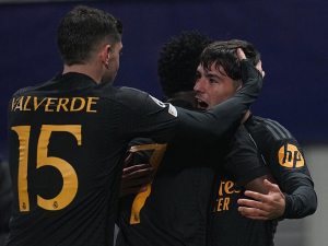 Real Madrid v Lipsku zachránil fantastický Lunin. Výhru v osmifinále Ligy mistrů 1:0 trefil zaskakující Díaz