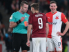 Představitelé Slavie nespokojeni s rozhodčím Roučkem. Ovlivnily jeho rozhodnutí výsledek utkání?