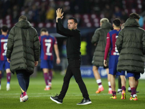 Xavi po vyřazení Barcelony z Ligy mistrů neskrýval frustraci: Rozhodčí z utkání udělal frašku