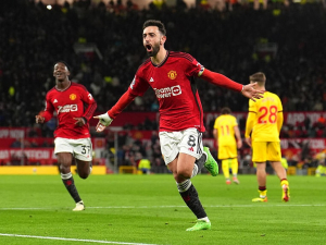 Bruno Fernandes pokračuje ve své krasojízdě. 2 góly a asistencí zařídil výhru nad Sheffieldem