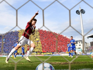 Sparta bez problémů dobyla Andrův stadion. Do nadstavby vstupuje z prvního místa