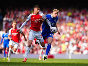 Arsenalu titul opět utekl. Fanoušky ale potěšila výhra nad Evertonem, kterou trefil Havertz