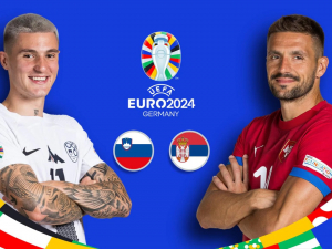 Slovinci vyzvou v balkánském derby Srby 