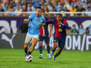 Manchester City prohrál všechny 3 zápasy přípravy. Naposledy nestačil na Barcelonu