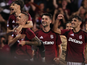 Sparta si zahraje Ligu mistrů. Doma to potvrdila výhrou nad Malmö 2:0