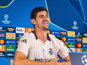 Thibaut Courtois před zápasem proti Dortmundu: Andriy Lunin mi v tréninku hodně pomáhá, díky němu jsem lepší
