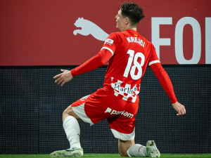 Ladislav Krejčí dal první gól za Gironu. Pomohl k vysoké výhře