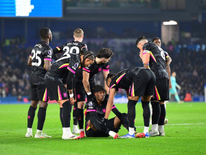 Chceme s vámi hrát každý týden, vysmáli se fanoušci Brightonu Chelsea po další ničivém vítězství