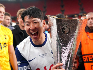 Konečně se cítím jako legenda Tottenhamu, říká Son po vítězství v Evropské lize